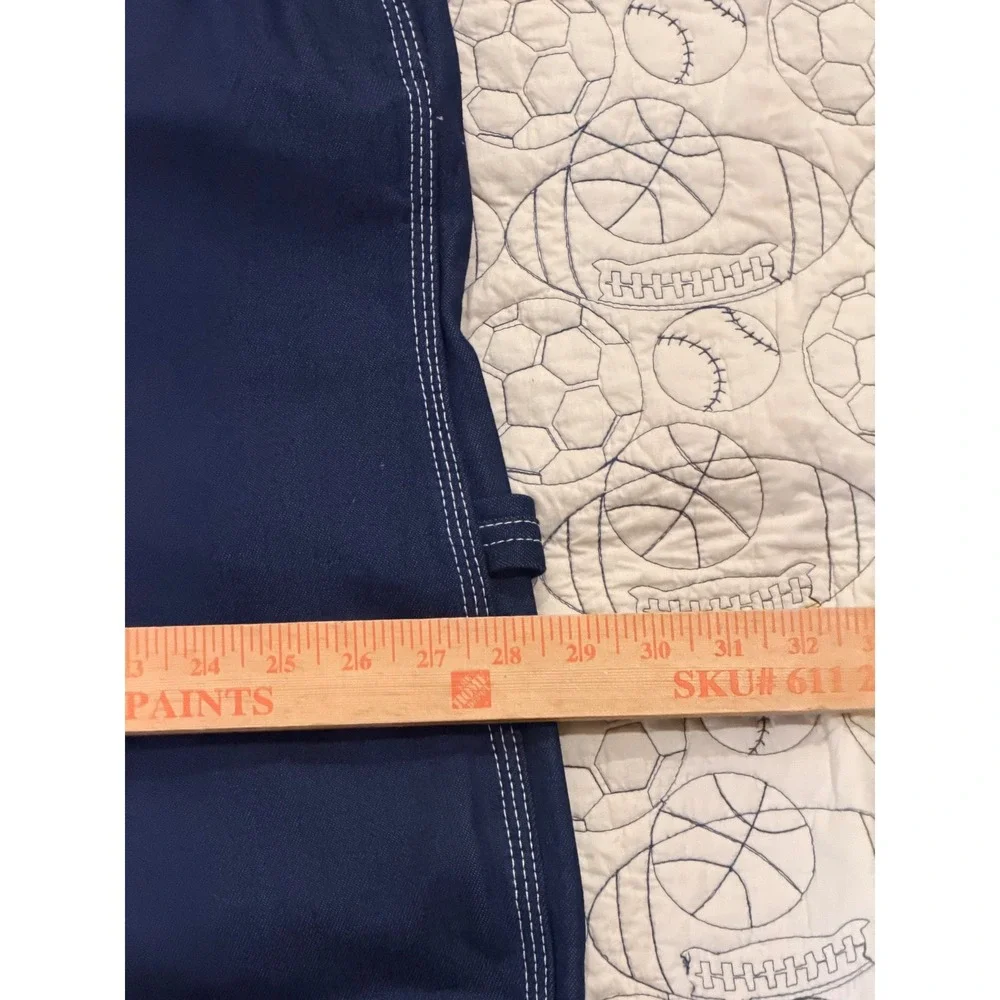 Dickies Indigo Bib Overalls Mens 52x30 Blue NWT Triple Stitch Denim Workwear